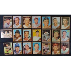 30  1962 Topps Avg EX:#83-86-90-92-94-112-116-120-121-123-127-1128-145-146-182-