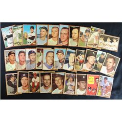 30  1962 Topps Avg EX:#7-35-55-62-66-71-74-77- 82-87-115-116-118-126-127-152-162