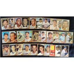 30  1962 Topps #3-23-47-49-55-68-71-74-96-124-126-128-156-164-166-178-194-196-