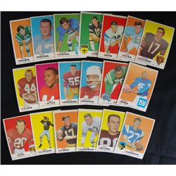 80 different 1969 Football cards ex or better many nmnt cards GREAT START TO A