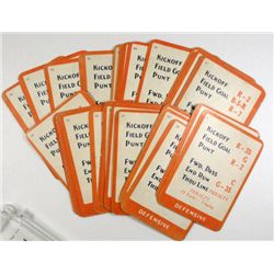 32 different  football game cards from the RARE 1925 YA-LO Football gane avg