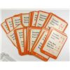 Image 1 : 32 different  football game cards from the RARE 1925 YA-LO Football gane avg