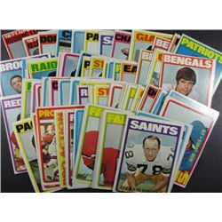 94  1972 Topps football cards NMNT  Many STARS and LEADERS  ALL DIFFERENT
