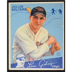 1934 Goudey baseball card #30  SOLTERS   VG   Book value $120