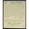 Image 2 : 1934 Goudey baseball card #25  CRAMER   VG+   Book value $120