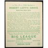 Image 2 : 1934 Goudey baseball card #19  "LEFTY" GROVE  VG+ paper wrinkle Book value $675