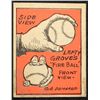 Image 1 : Schutter-Johnson Candy Co. Major League Secrets baseball card #49  LEFTY GROVE's