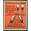 Image 1 : Schutter-Johnson Candy Co. Major League Secrets baseball card #9  UMPIRE RIGLER