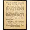 Image 2 : Schutter-Johnson Candy Co. Major League Secrets baseball card #9  UMPIRE RIGLER