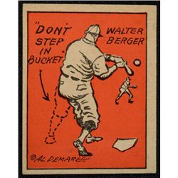 Schutter-Johnson Candy Co. Major League Secrets baseball card #12  DON'T STEP