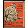 Image 1 : Schutter-Johnson Candy Co. Major League Secrets baseball card #28  EARL COMBS'