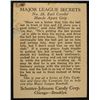 Image 2 : Schutter-Johnson Candy Co. Major League Secrets baseball card #28  EARL COMBS'
