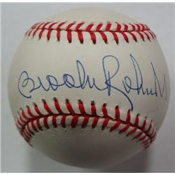 BROOKS ROBINSON AUTOGRAPHED BASEBALL