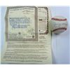 Image 1 : JOE DIMAGGIO HOF 55 AUTOGRAPHED BASEBALL