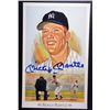 Image 1 : MICKEY MANTLE AUTOGRAPHED PEREZ STEELE POSTCARD