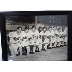 8X10 BROOKLYN DODGERS PHOTO, J.ROBINSON, CAMPY, SNIDER PLUS MORE