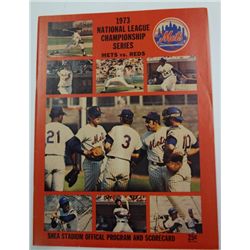 1973 NLCS CHAMPIONSHIP PROGRAM METS/REDS