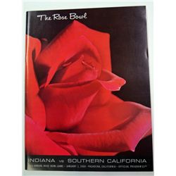 1968 ROSE BOWL PROGRAM INDIAN vs SOUTHERN CALIFORNIA