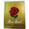 Image 1 : 1964 ROSE BOWL PROGRAM ILLINOIS vs WASHINGTON