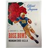 Image 1 : 1956 ROSE BOWL PROGRAM MICHIGAN STATE vs U.C.L.A.