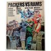 Image 1 : 1967 WESTERN CONFERENCE PLAYOFF PROGRAM PACKER vs RAMS
