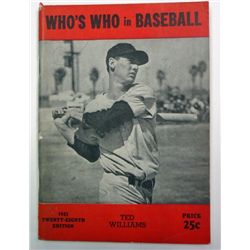 1943 WHO's WHO IN BASEBALL BOOK