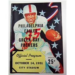 EAGLES / PACKERS PROGRAM OCT 14, 1951