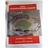 Image 8 : 2-ALCS PROGRAMS TWINS/ORIOLES