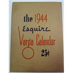 1944 A. VARGA CALENDER IN ORIGINAL MAILER BY ESQUIRE MAGAZINE