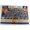 Image 1 : 1962 FALSTAFF TEAM PHOTO DETROIT LIONS SCHEDULE