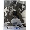Image 1 : DETROIT RED WINGS SID ABEL AUTOGRAPH  11 X 14 PHOTO