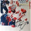 Image 2 : 5 DETROIT RED WINGS AUTOGRAPHS ON 4-8X10 PHOTOS