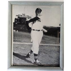 LATE 1950'S B&W PHOTO ROGER MARIS WITH INDIANS UNIFORM