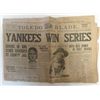 Image 1 : 1923 NEWSPAPER RUTH HITS HOMER IN FIRST INNING