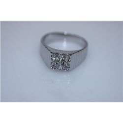 20.2 CTW CZ RING .925 STERLING SILVER