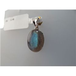 17.50 CTW LABARODITE PENDANT .925 STERLING SILVER