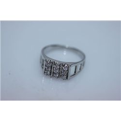 14.7 CTW CZ RING .925 STERLING SILVER