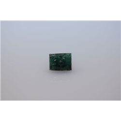 0.79 CTW EMERALD FLOWER DESIGN STONE