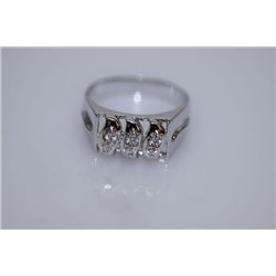 20.4 CTW CZ RING .925 STERLING SILVER