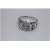Image 1 : 19.5 CTW CZ RING .925 STERLING SILVER