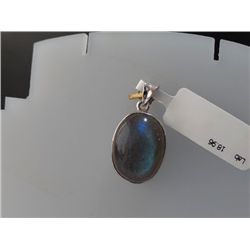 24.50 CTW LABARODITE PENDANT .925 STERLING SILVER