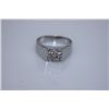 Image 1 : 18.0 CTW CZ RING .925 STERLING SILVER