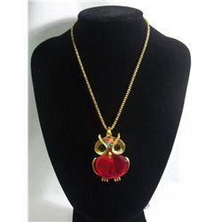 RED OWL PENDANT