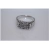 Image 1 : 12.1 CTW CZ RING .925 STERLING SILVER