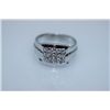 Image 1 : 17.2 CTW CZ RING .925 STERLING SILVER