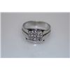 Image 1 : 24.1 CTW CZ RING .925 STERLING SILVER