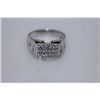 Image 1 : 18.2 CTW CZ RING .925 STERLING SILVER