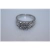 Image 1 : 24.6 CTW CZ RING .925 STERLING SILVER