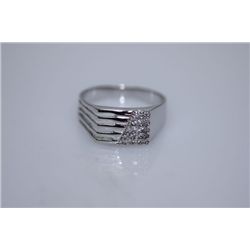 14.2 CTW CZ RING .925 STERLING SILVER