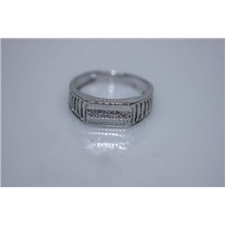 13.5 CTW CZ RING .925 STERLING SILVER